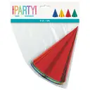 Unique Prism Party Hats, Assorted, 8 pack image 1