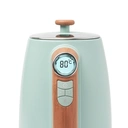 Haden Dorchester Digital Kettle, Variable Temperature, Sage Green Coated Stainless Steel & Wooden Effect - 201270 image 1