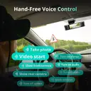 BOTSLAB 3K 4 Channel Dash Cam, 560° All-Sides View, Front and Rear Inside Car Camera with 3.18”Touch Screen, Dash Camera 24/7 Parking Mode, Built-in GPS 5.8GHz WiFi Voice Control image 4