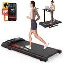 Tapis de marche 3-en-1 sous le bureau, 1 à 6 km/h, avec application et télécommande image 0