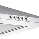 Ciarra 60cm Wall-Mounted Kitchen Extractor, Stainless Steel Cooker Hood — Convertible Venting, Push-Button Control image 5
