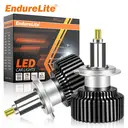 ENdureLite LED U11 9012 Ampoule LED pour véhicule, 360 LED, 20 000 lumens, 6 000 K blanc, 300 % de luminosité, plus de 50 000 heures, système de dissipation thermique efficace, étanchéité IP68, pack de 2 image 0