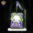 1pc Beetlejuice Plush Smartphone-Fit Lanyard Card Holder Officially Licensed Magical Spooky Cosplay Props Movies Anime Peripheral Gothic Striped Character Themed Accessory Gift image 3