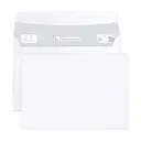 CLAIREFONTAINE Clairefontaine 9811C - Paquet de 25 Enveloppes Blanches 90x140mm - Auto-Adhésives - 90g/m² image 1