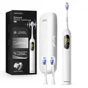 SAKYPRORAL Electric Toothbrush with AI Smart Screen for Adults Kids | 150-Day Battery, Real-Time Brushing Map | Whitening Mode, 3-Min Timer, Travel Case | Family Sonic Electric Tooth Brush (G5S White) image 7