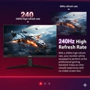 Dahua 27 Inch 240Hz Gaming Monitor, FHD 1080p Esports Monitor, Fast IPS Panel, 0.5ms, Adaptive Sync, HDMI & DisplayPort, Designed for FPS MOBA PC Gamers image 2