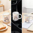 Alphynix 1 Mug blanc 33cl avec jeu de mots scientifique "TECHNIQUEMENT, L'ALCOHOL EST UNE SOLUTION" & illustration chat en smoking, cadeau de Noël ou Thanksgiving humour scientifique,Le cadeau de la saint-valentin, cadeau d’anniversaire image 5