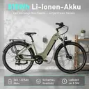 Marathon 28" E-Bike Citybike - Bafang Mittelmotor, 36V 22.5Ah (810Wh) Akku, bis 160km, Hydr. Scheibenbremsen, 7-Gang, Damen & image 2