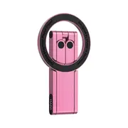 ULANZI MA60 Magnetisches Handy-Stativ für kompatibel mit iPhone 16, 15, 14, 13, 12, Magsafe , 3in1 Aluminium Mini-Stativ Faltbar, Taschen-Handy-Ständer, 14 N Doppelseitiger Magnet,, Rose