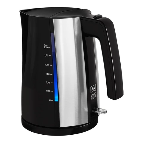 Melitta Look Aqua II Wasserkocher, Schwarz, EU