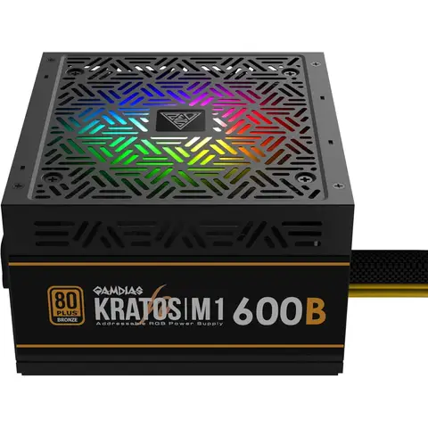 Gamdias KRATOS M1-600B ARGB Netzteil 600W EU 80+ Bronze