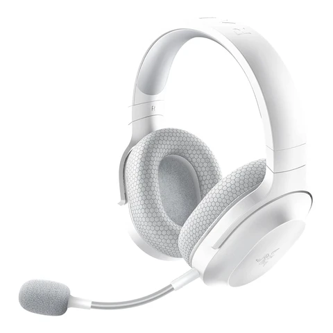 Razer Barracuda X - Kabelloses Multiplattform-Headset für Gaming und mobile Geräte (SmartSwitch Dual Wireless, Triforce 40mm, Kardioides Mikrofon, 50h Akku, USB-C) Mercury White