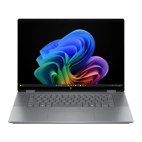 HP OmniBook X Flip 16" Copilot+ PC Laptop Notebook | Touch-Display | AMD Ryzen™ AI 5 | 16 GB RAM | 512 GB SSD | Windows 11 | USB-C Power Delivery | elegantes Silberdesign (16-ar0052ng)