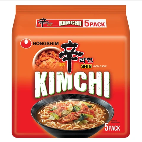 Nongshim Kimchi Ramyun (Multi) (120g x 5)