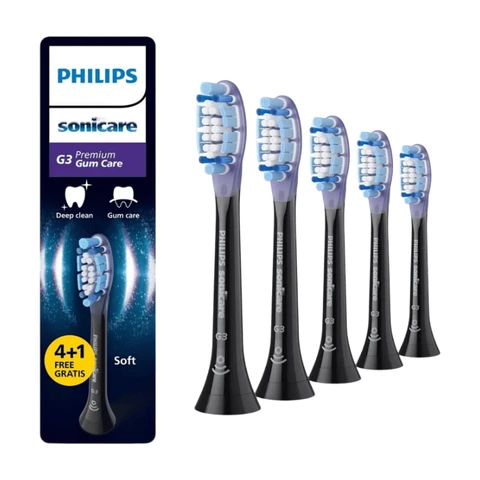 Philips Sonicare G3 Premium-Zahnfleischpflege-Bürstenköpfe 4+1 HX9055/88