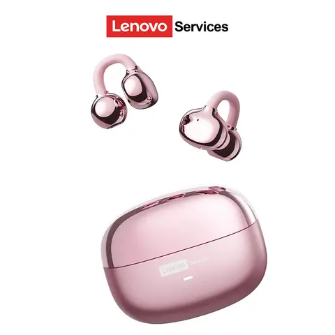 Lenovo Services LE302 Rosa kabellose Ohrhörer mit Ohrbügeln Hochwertiger Klang, bequemer Sitz