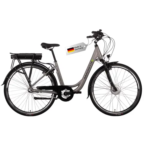 Saxonette 28" E-Bike mit 70NM Mittelmotor, 36V 11,4Ah Akku, 120KM Reichweite, 9-Gang für alle RH50CM