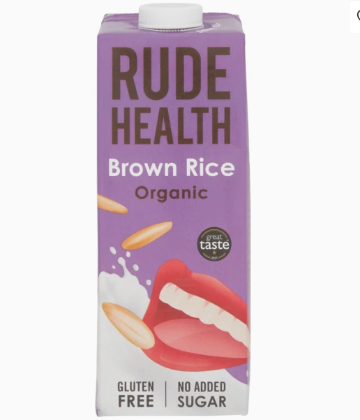 Rude Health Foods Brown Rice Drink - Organic - 1L
