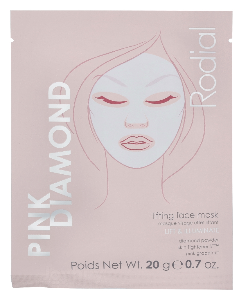 Rodial Pink Diamond Lifting Face Mask 80 g - 4x20gr