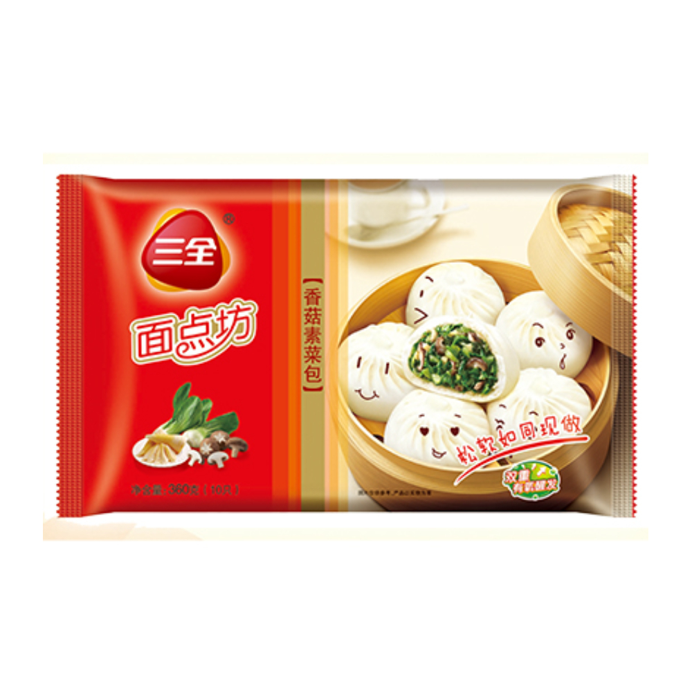 San Quan Mushroom & Vegetable Bun 360g