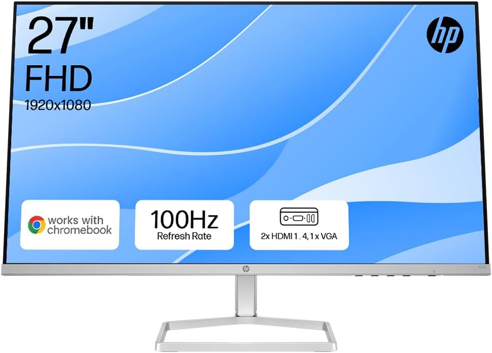 HP Series 5 530m 27" Full HD Monitor – Black/Silver