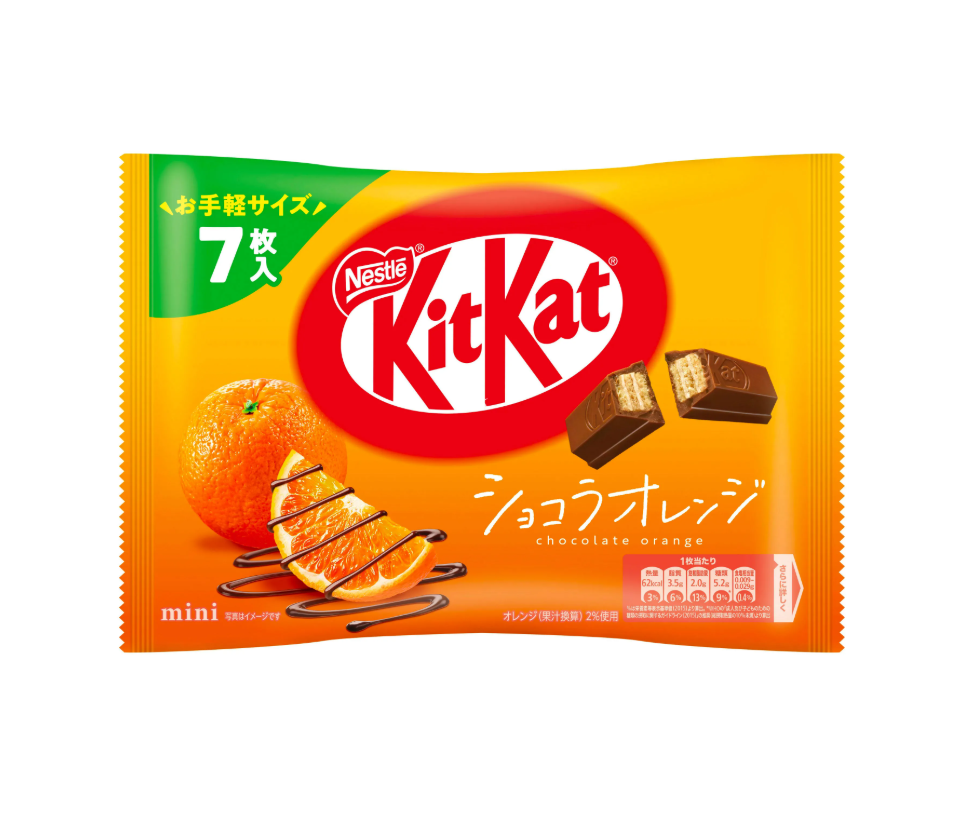 Kitkat Chocolate & Orange Flavour Cookies 7p 81.2g/bag