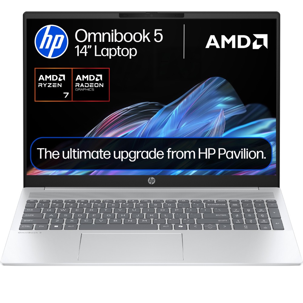 HP 16-bc1000na Omnibook 5 Ryzen 7-8840U (8C) 16 NPU TOPs 16GB LPDDR5 6400 on-board 1TB PCIe Gen4 Value