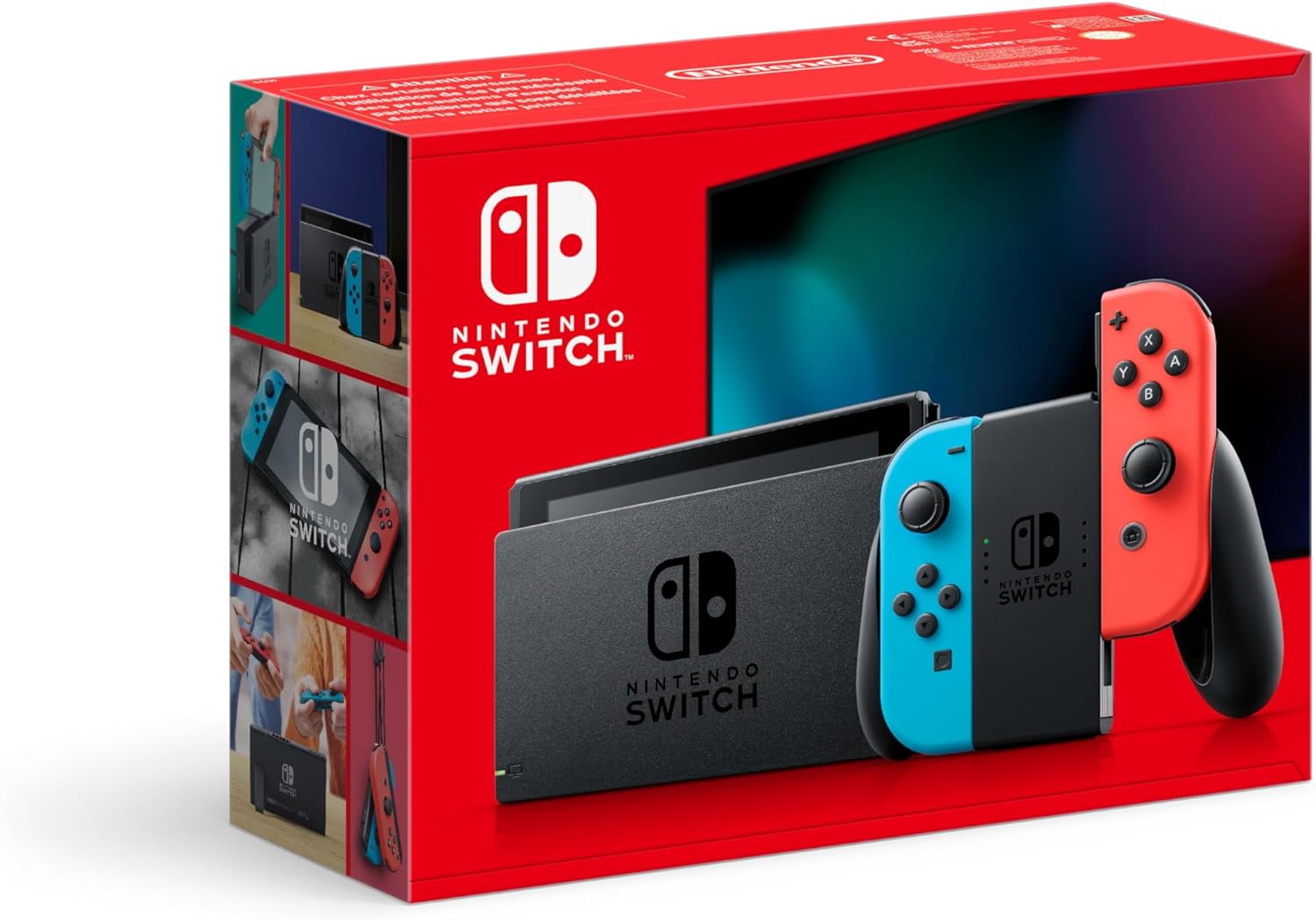 Nintendo Switch Console - Neon Red/Neon Blue