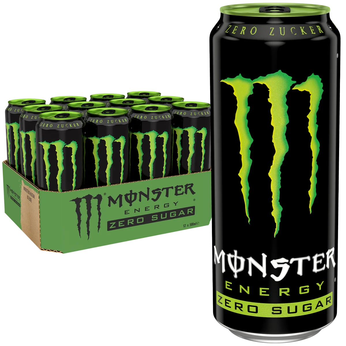 MONSTER ZERO ZUCKER 12x0,5L (zzgl. 3,00€ Pfand)