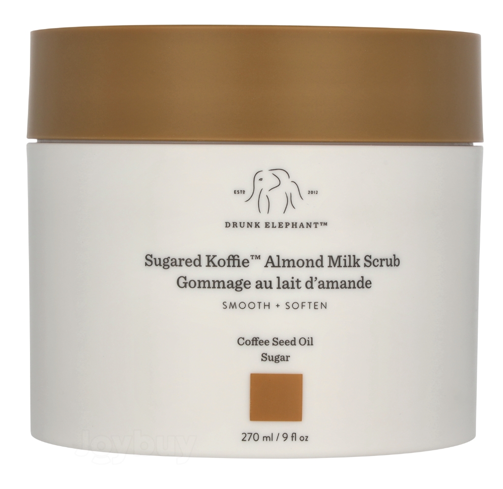 Drunk Elephant Sugared Koffie Almond Milk Scrub 270 ml