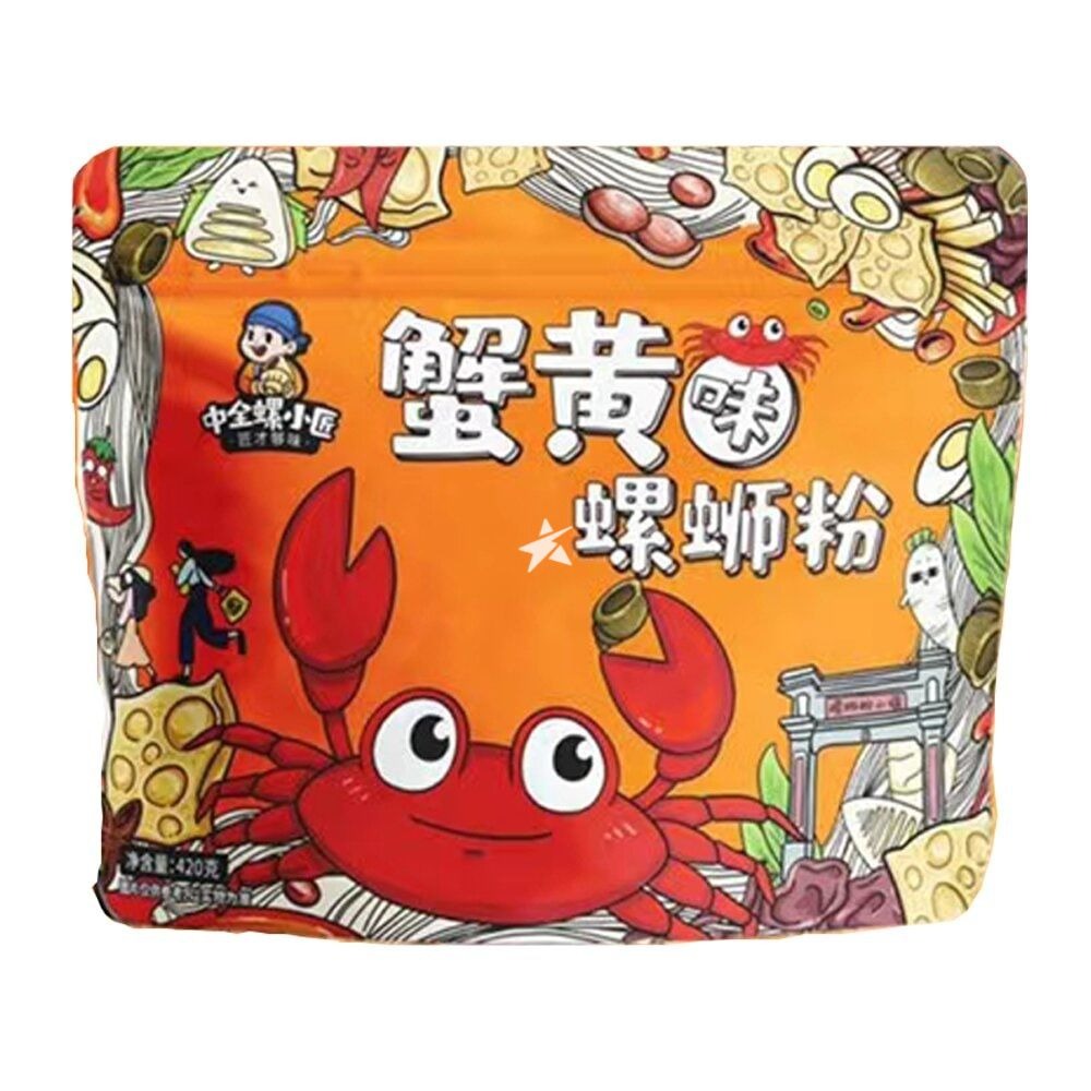 Luoxiaojiang Rivierkreeftnoedels Krabgeleivorm 420g