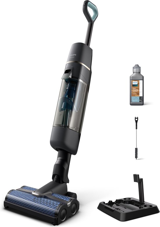 Philips XW7110/01 AquaTrio Draadloze Stofzuiger/Dweil, Auto Reiniging, Voor Alle Vloeren XW7110/01