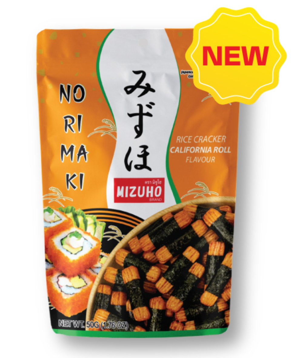 Mizuho Rice Snack Norimaki California 50g 米果海苔卷加州味 50g
