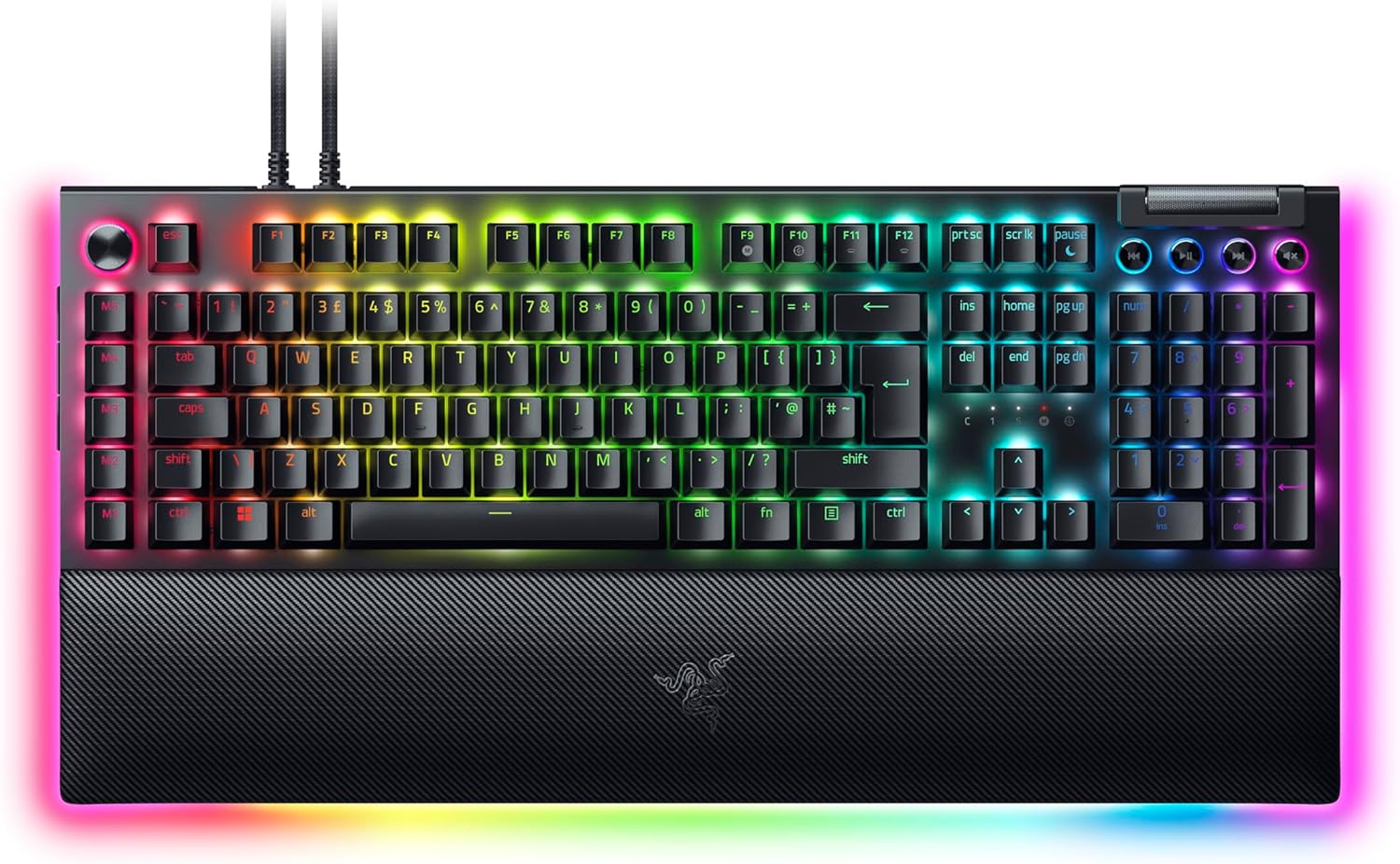 Razer BlackWidow V4 Pro (Green Switch) - Mechanical Gaming Keyboard