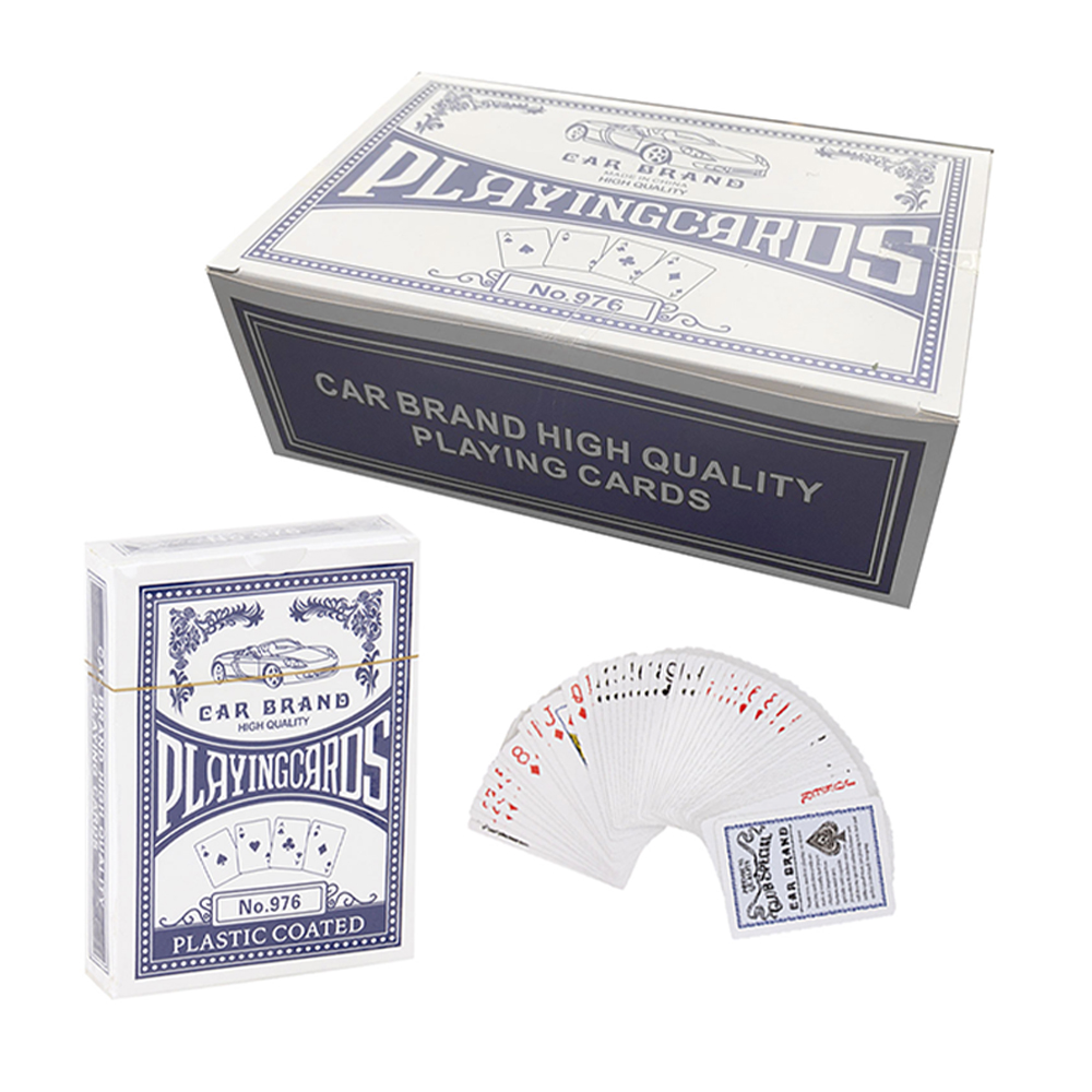 Blue playing cards