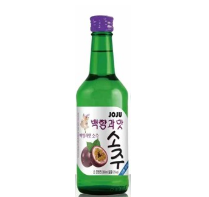 JOJU韩国果味烧酒 - 百香果味 JOJU Korea Fruit Soju - Passion Fruit Flavor 360ml
