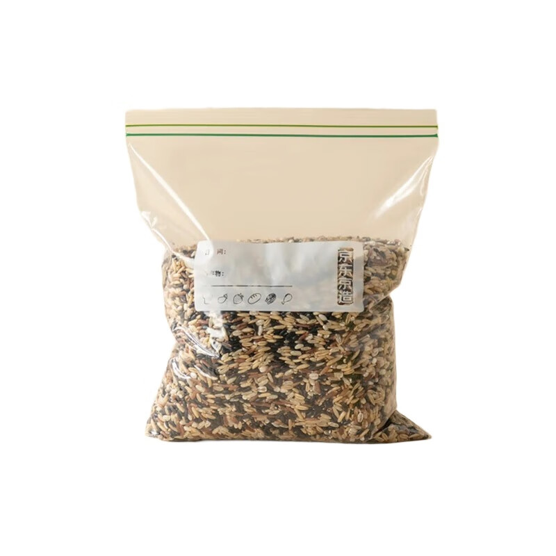 J.ZAO 50pcs Food Storage Bags, Double Seal, Reusable, Ziplock Bags for Food Storage, Snacks, Fruits - Medium,28*20.8cm