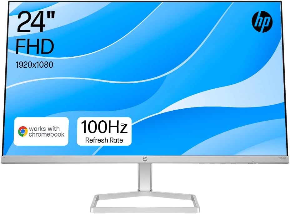 HP Series 5 524sf 23.8" Full HD Monitor – Black/Silver