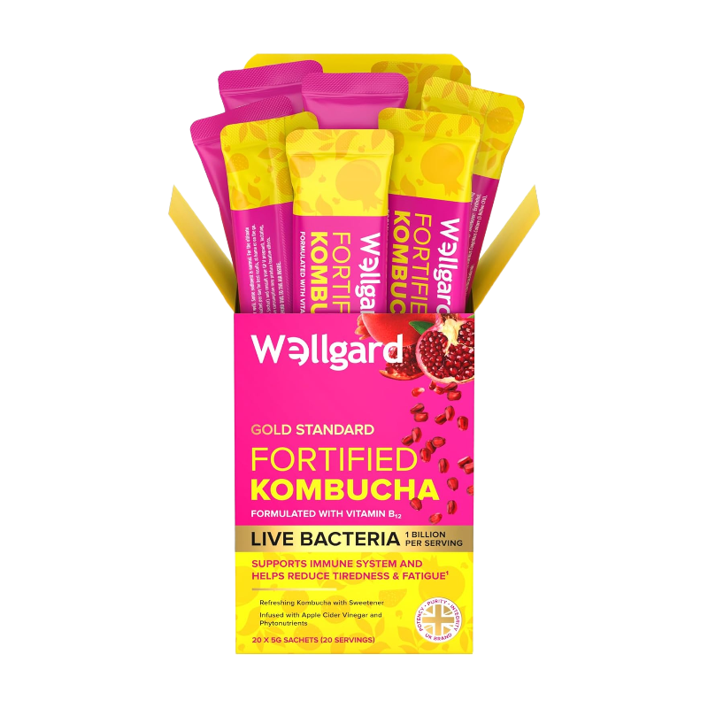 Wellgard Fortified Kombucha - 20 x 5g Sachets