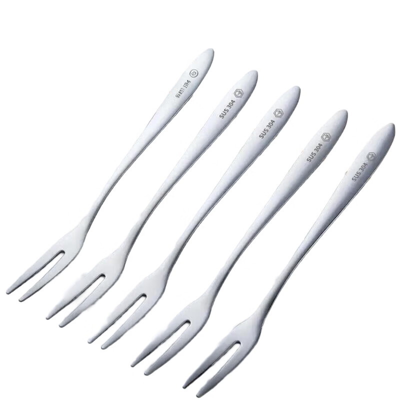 J.ZAO 304 Stainless Steel Fruit Forks (Set of 5)