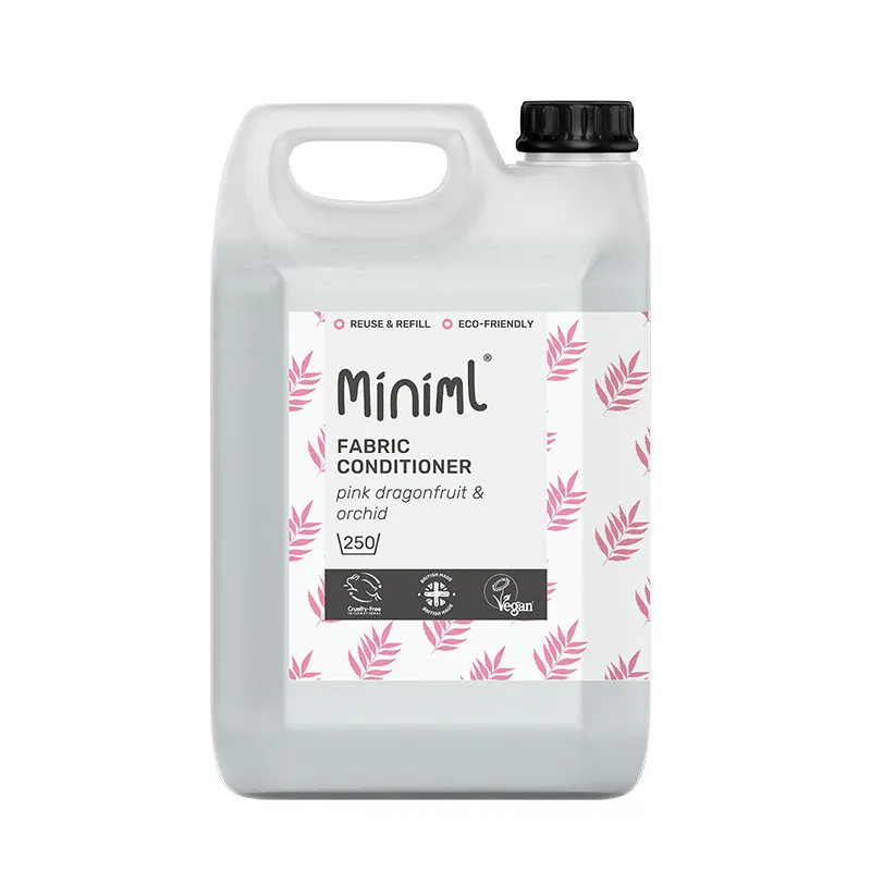 Miniml Fabric Conditioner Pink Dragonfruit Orchid 5l Refill 250 Washes | Fabric Softener | Joybuy