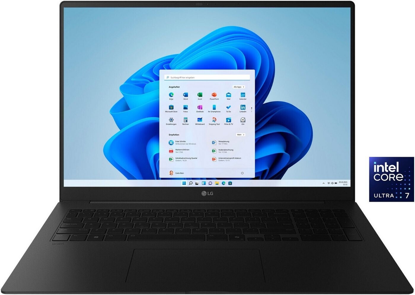 2025 LG gram Pro Notebook 17 Zoll Laptop - Intel Core Ultra 7 (16GB RAM, 1TB SSD, Intel Arc Graphics, Windows 11 Home, Bluetooth 5.4, 2xThunderbold 4) - Schwarz