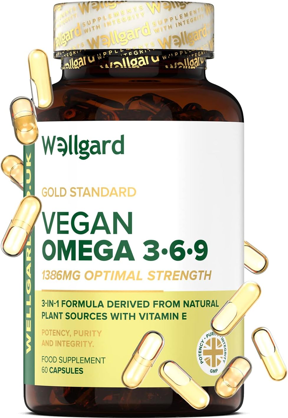 Wellgard Vegan 3-6-9 Omega - 60 Capsules
