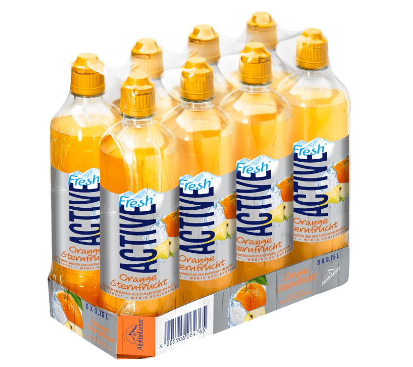 ACTIVE Fresh Orange Sternfruch 8x0,75L PET (inkl. 2€ Pfand)