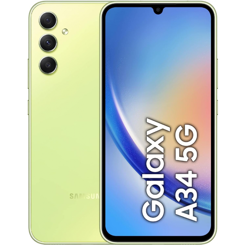 Samsung A34 5G - Dual SIM - 128GB - Lime