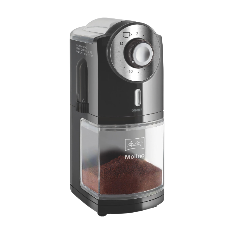 Melitta Molino 100W Schwarz, Edelstahl Molino, 100 W, 80 cm, 120 cm, 174,5 cm, 193 kg, 100 Stk.