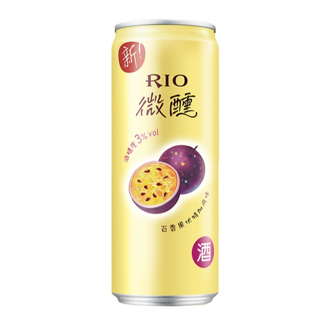 RIO Cocktail (Passion Fruit Vodka flavour)RIO锐澳鸡尾酒微醺（百香果伏特加风味）330ml