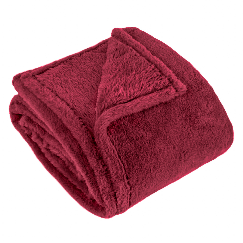 Furn Throw Kallu Berry Red 130x180cm