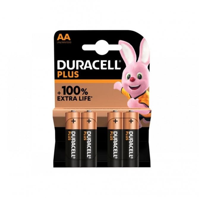 Duracell AA Plus Power +100% - Lot de 4