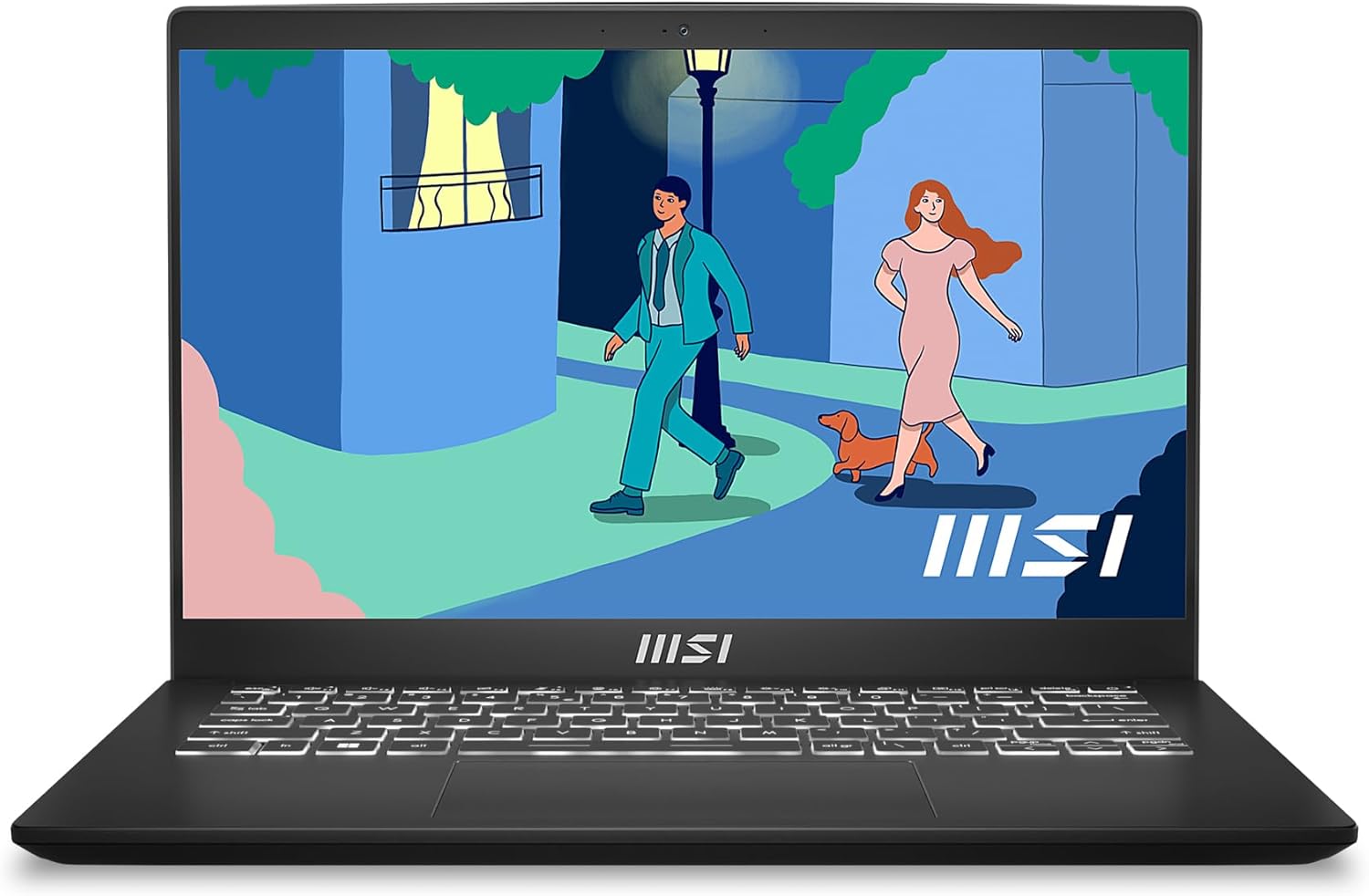 MSI Modern 14 C7M-074UK 14" FHD 60Hz AMD Ryzen 5 Productivity Laptop